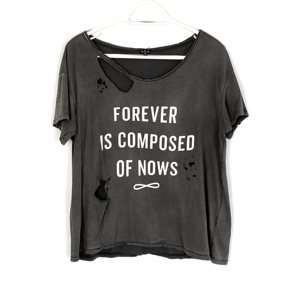 Aritzia Tops - 2/$25 Aritzia Talula Forever ♾ Distressed Tee